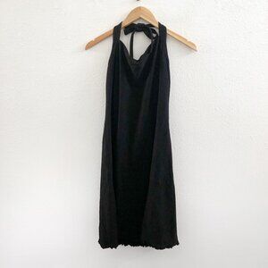 EILEEN FISHER Halter Rayon Blend Stretch Dress Size Medium